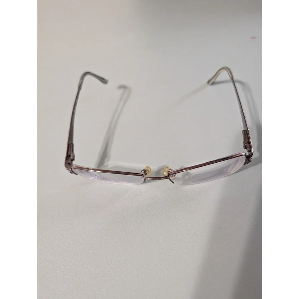 NEW OSCAR DE LA RENTA OSL 501‎ EYEWEAR HALF-RIM METAL & PLASTIC 53-18-140